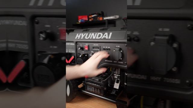 Мощный генератор! #электро #hyundai #дача смотреть онлайн