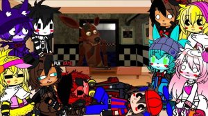 Фнаф 1 и 2 реагирует на ПРОСПАЛИ ОБНОВЛЕНИЕ   Пародия РЭГДЭЙСА   Puk Days #2 Gacha Club