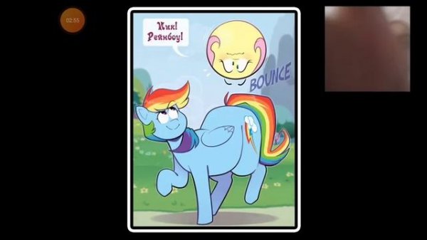 реакция на комикс по май Литол пони от канала haos lite.флатербол .( ето уже перебор).