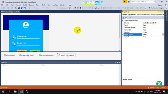 C# | Smart Login Form Design смотреть онлайн