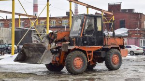 Телескопический погрузчик ЗТМ-213. Работа.