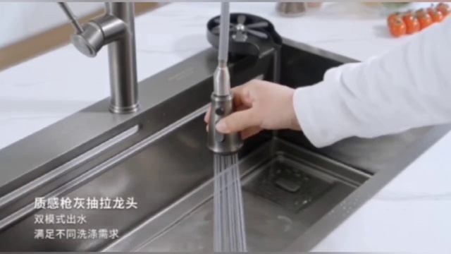 Обзор многофункциональной кухонной мойки Xiaomi Mensarjor Multifunctional Double-step 3D Sink смотреть онлайн