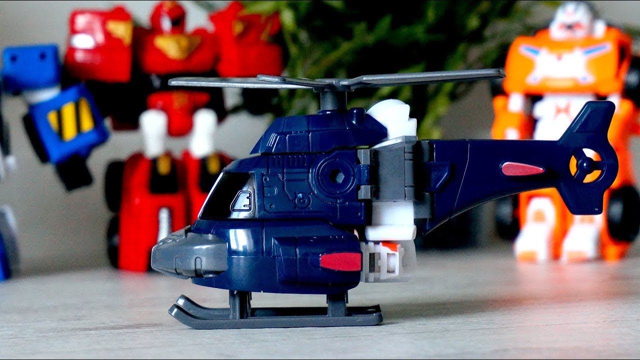 Тобот Y - вертолет. Трансформер. Игрушки для детей. Видео для мальчиков смотреть онлайн