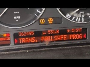 TRANS. FAILSAFE PROG BMW X5 E53 АКПП в аварийном режиме (решение)