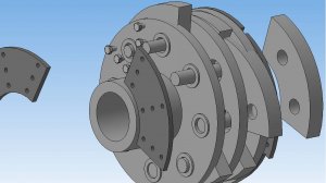 Антивибратор коленвала тепловоза