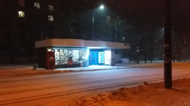 Остановка Аптека снегопад