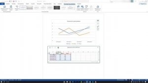 Как сделать График в Ворде по Таблице