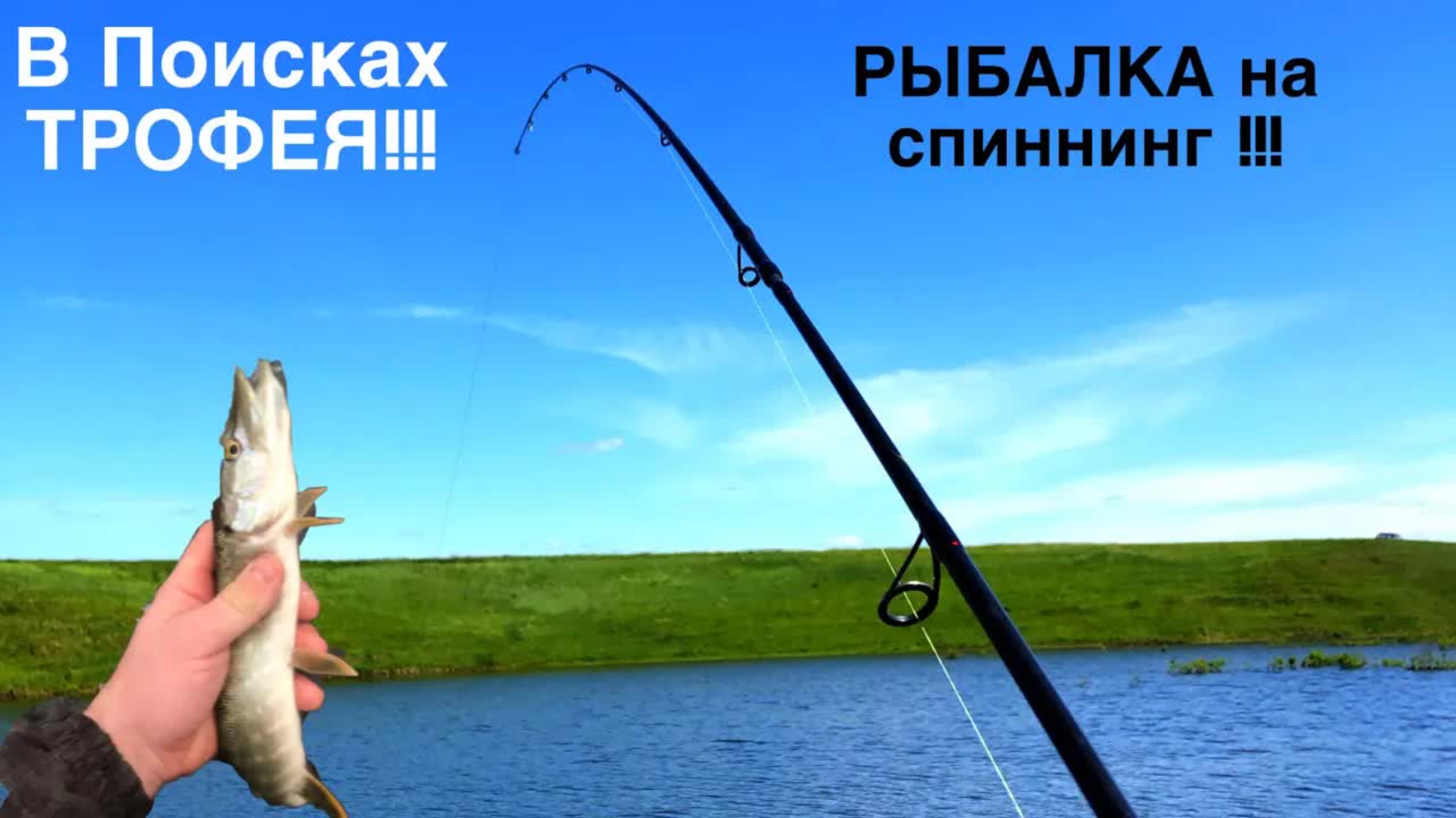 РЫБАЛКА НА СПИННИНГ!!!В ПОИСКАХ ТРОФЕЯ!!ПОЙМАЛ ЩУКУ ЗА ХВОСТ!! смотреть онлайн