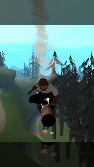 GTA San Andreas - Fly on Rocket Mod #Shorts смотреть онлайн