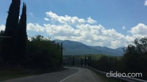 Дорога из Семидворья в Алушту. не пустили на пляж в Семидворье. Немного Алушты