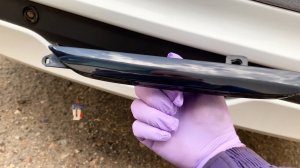 Установка нового заднего ПТФ без снятия бампера на LADA Granta FL в кузове Liftback