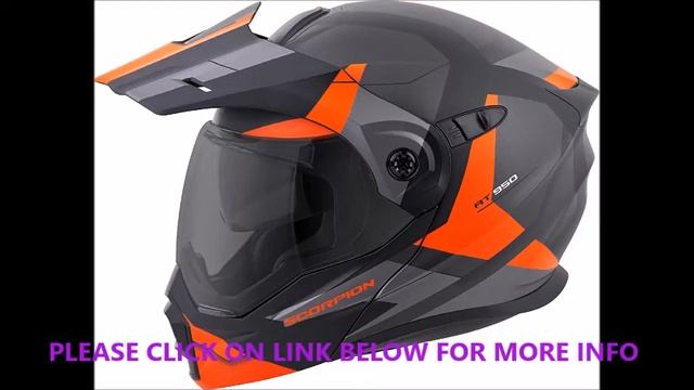 MOTORCYCLE HELMET ScorpionEXO Unisex-Adult Modular/Flip Up Adventure Touring Motorcycle Helmet смотреть онлайн