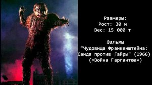 Годзилла и его враги - Санда (Sanda) и Гайра (Gaira)