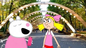 СВИНКА ПЕППА. СЬЮЗИ ПОДРАЛАСЬ С ВОЛКОМ А ХЕЛЬГА