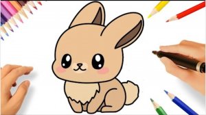 КАК ЛЕГКО НАРИСОВАТЬ КАВАИЙНОГО КРОЛИКА 🐇
