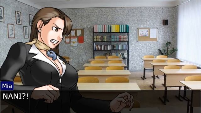 НОВЫЙ УЧИТЕЛЬ В ШКОЛЕ?! [ Ace Attorney ] смотреть онлайн