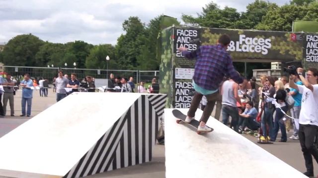 Faces & Laces 2012 - лучшие трюки / best skateboards tricks смотреть онлайн