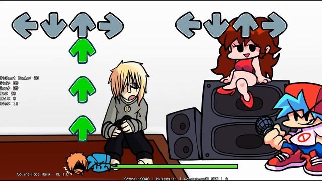 Рэп с психами ~ 19 ~ Friday Night Funkin' Vs. Mr. Salad Fingers And Brightside