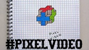 3D КРЕСТ ОЧЕНЬ ЛЕГКО ОБЪЕМНЫЙ РИСУНОК ПО КЛЕТОЧКАМ #pixelvi
