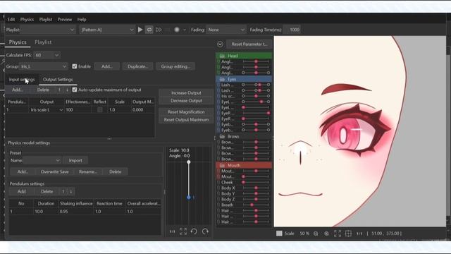 [Tutorial] Live2d модель Vtuber | физика глаз | #2 смотреть онлайн