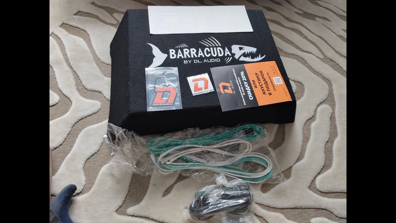 Покупка и установка уникального активного сабвуфера DlAudio Barracuda 12A Flat на Omoda C5