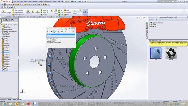 SOLIDWORKS Disk Brake TUTORIAL смотреть онлайн