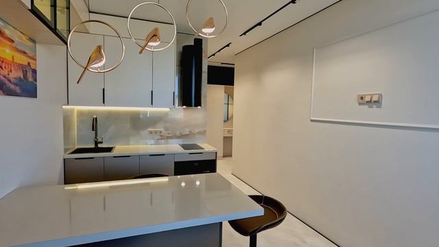 Квартира с дизайнерским ремонтом в Анапе