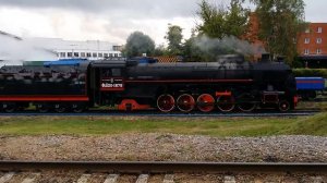 паровозы ФД20-1679+Су-250-64 важно заезжают на выставку!