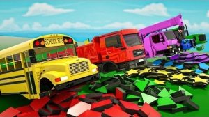 Малышка Акула + Песня "Колеса в автобусе" + Бинго |  Детские стишки и песенки