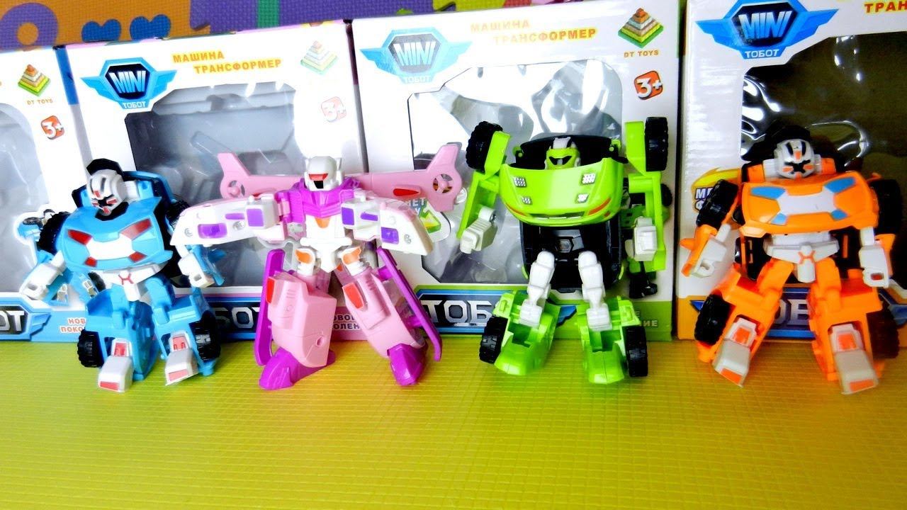 Тоботы - Трансформеры и игрушечные машинки. Видео с игрушками смотреть онлайн