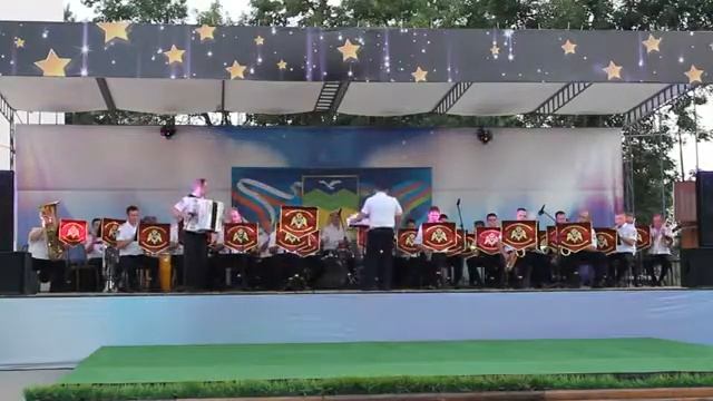 пгт.Ахтырский.Выступление Оркестра Главного Управления Рос.Гвардии по Краснодарскому краю