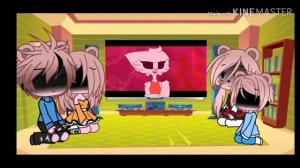 Peppa pig and her family reacts to piggy//свинка пеппа реакция на пигги мемасы//Аплуха//гача лайф