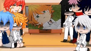 Риакция разных аниме на друг друга (Обещанный неверленд/Класс убийц/Магическая битва)/Делала я одна