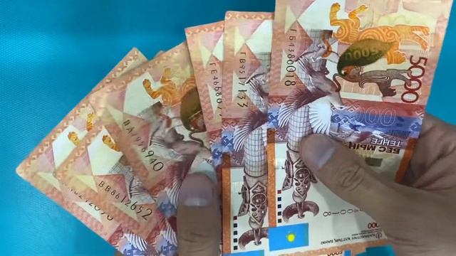 Kazakh 5000 Tenge KZT  теңге ₸