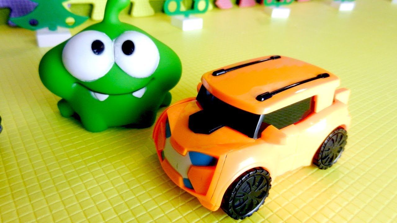 Тобот - трансформер Х, Ам Ням и джип. Видео с игрушками для детей смотреть онлайн