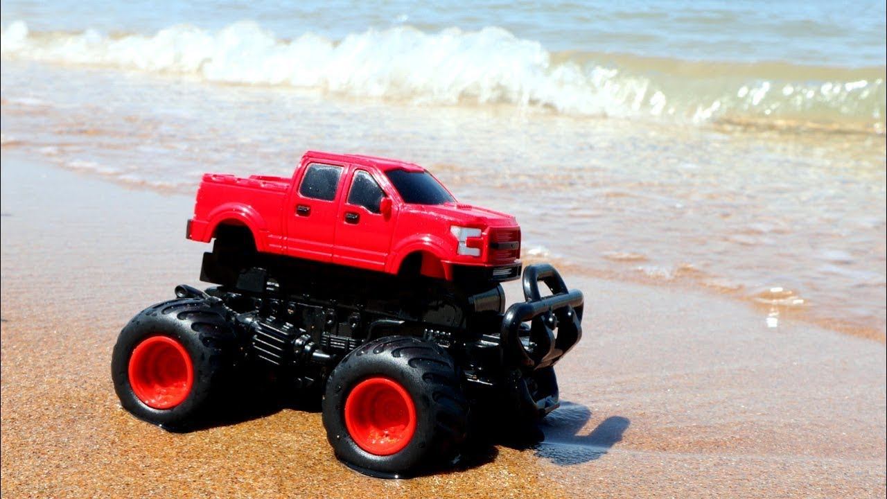 Монстр Трак. Путешествие на море. Игрушечные машинки. Видео для детей смотреть онлайн