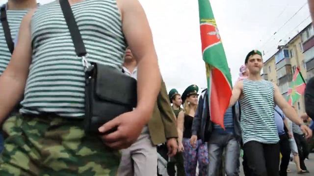 День пограничника в Липецке смотреть онлайн