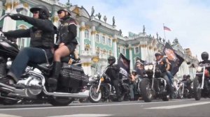 Фестиваль байкеров в Петербурге