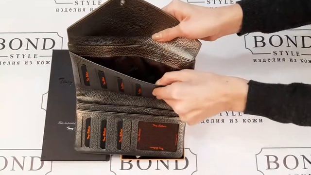 Яркий | Функциональный | Вместительный | Кожаный | Кошелек Tony Bellucci T723-1034 (бронзовый)