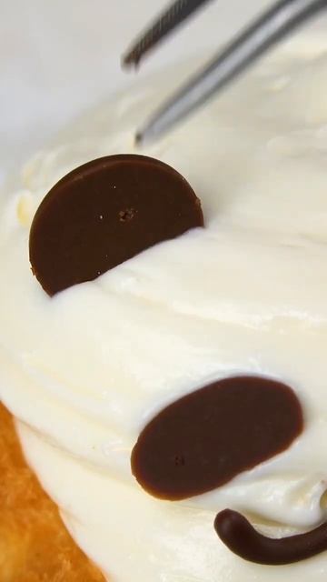 🐼❤️ Простой и милый десерт #pastry #panda #sweetrecipe