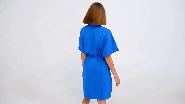 Yan Yenz Sport Kimono Cotton Blue Women Robe смотреть онлайн