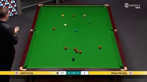 £100K BONUS! Judd Trump knocks 100th century break of the 2024-25 season at the Crucible