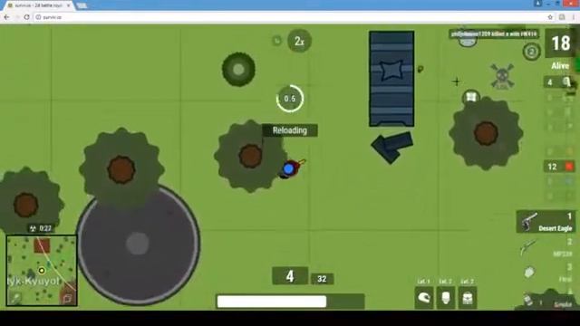 Surviv.io (2d fortnite) смотреть онлайн