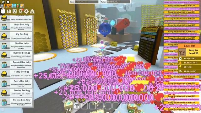 50 Gifted Fuzzy Bees! [ Bee Swarm Simulator Test Realm ] смотреть онлайн
