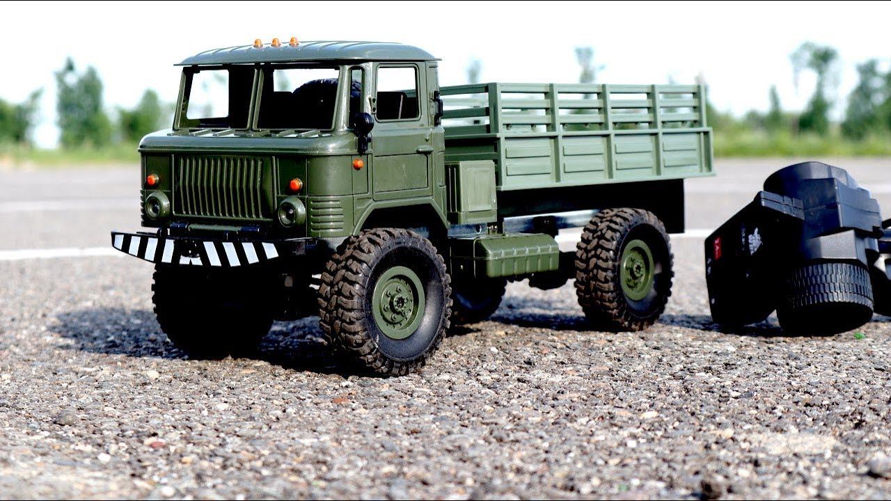 Большой Грузовик на RC. Прохождение препятствий. Игрушки для детей смотреть онлайн