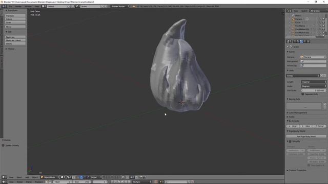 Blender Modeling and Sculpting Tutorial | Campfire Mini for D&D Tabletop Prop смотреть онлайн
