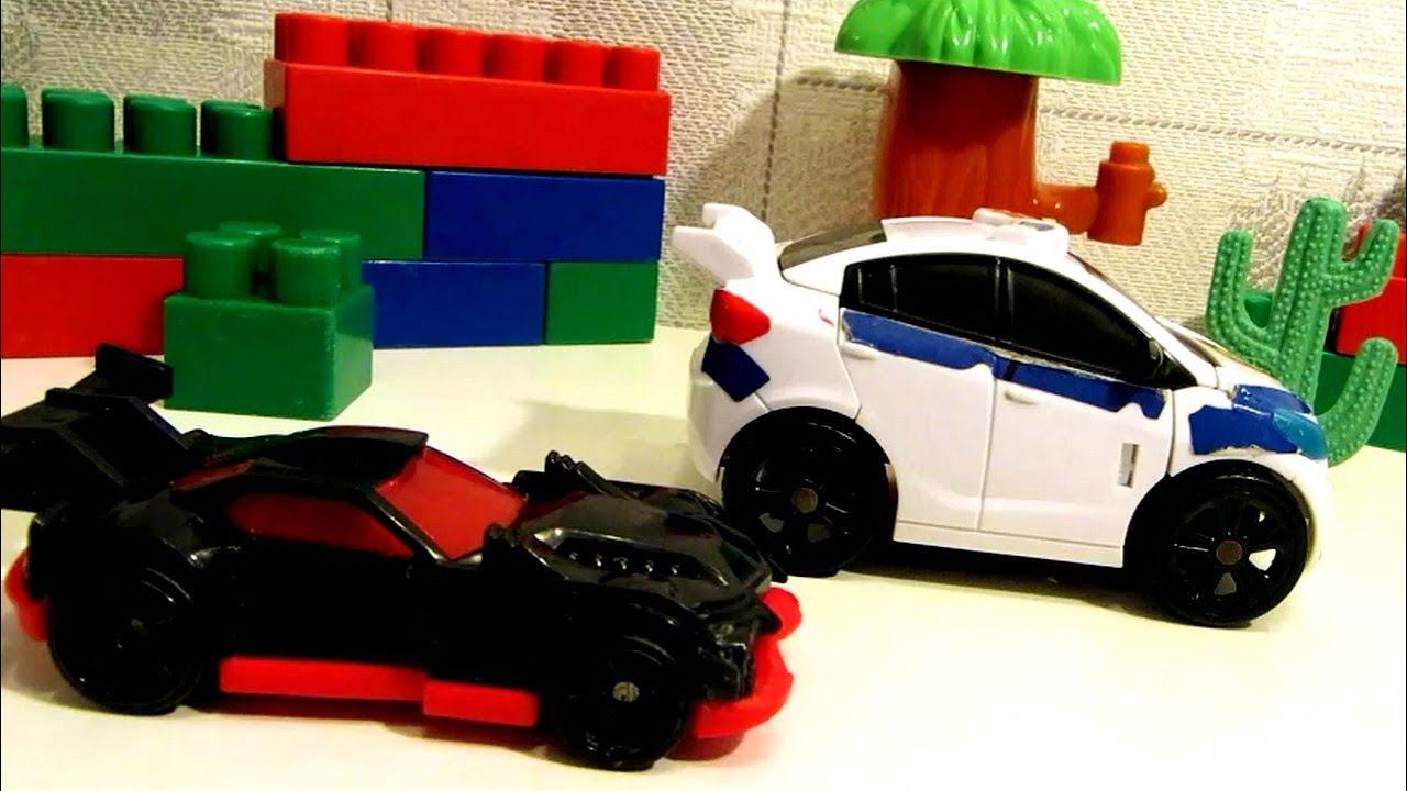 Тоботы - Трансформеры и игрушечные машинки. Видео с игрушками смотреть онлайн