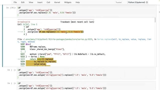 043. Converting the Numeric Sex Column into a String смотреть онлайн