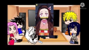 Реакция на {НЕЗУКО} А СМОТРЕТ НАРУТО,САКУРА,САСКЕ,ХИНАТА,КАКАШЫ.