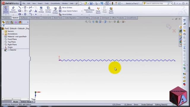 SolidWorks Advanced Parts 07 Equation Driven Curve Bangla смотреть онлайн